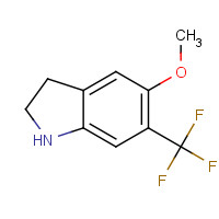 178896-79-2 5-methoxy-6-(trifluoromethyl)-2,3-dihydro-1H-indole chemical structure