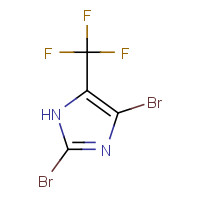 81654-02-6 2,4-dibromo-5-(trifluoromethyl)-1H-imidazole chemical structure