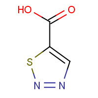 4833-09-4 thiadiazole-5-carboxylic acid chemical structure
