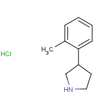 1187172-23-1 3-(2-methylphenyl)pyrrolidine;hydrochloride chemical structure