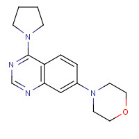 1334600-91-7 4-(4-pyrrolidin-1-ylquinazolin-7-yl)morpholine chemical structure
