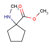 1182827-13-9 methyl 1-(methylamino)cyclopentane-1-carboxylate chemical structure