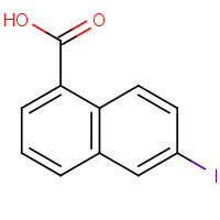 59866-96-5 6-iodonaphthalene-1-carboxylic acid chemical structure