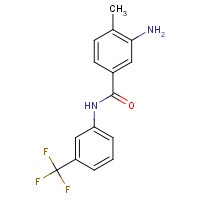 23410-19-7 3-amino-4-methyl-N-[3-(trifluoromethyl)phenyl]benzamide chemical structure