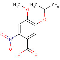 1313910-90-5 4-methoxy-2-nitro-5-propan-2-yloxybenzoic acid chemical structure