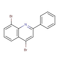 1189106-08-8 4,8-dibromo-2-phenylquinoline chemical structure