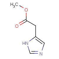 4200-46-8 methyl 2-(1H-imidazol-5-yl)acetate chemical structure