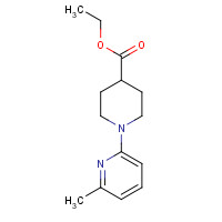 864434-75-3 ethyl 1-(6-methylpyridin-2-yl)piperidine-4-carboxylate chemical structure