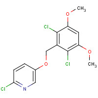 1453211-74-9 2-chloro-5-[(2,6-dichloro-3,5-dimethoxyphenyl)methoxy]pyridine chemical structure