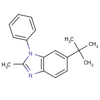 1217101-97-7 6-tert-butyl-2-methyl-1-phenylbenzimidazole chemical structure