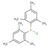 67950-05-4 chloro-bis(2,4,6-trimethylphenyl)phosphane chemical structure