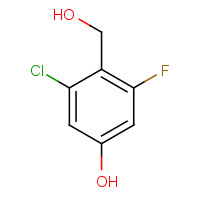 438050-33-0 3-chloro-5-fluoro-4-(hydroxymethyl)phenol chemical structure
