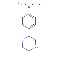 904814-36-4 N,N-dimethyl-4-piperazin-2-ylaniline chemical structure
