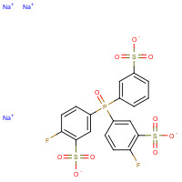 1025482-62-5 trisodium;2-fluoro-5-[(4-fluoro-3-sulfonatophenyl)-(3-sulfonatophenyl)phosphoryl]benzenesulfonate chemical structure