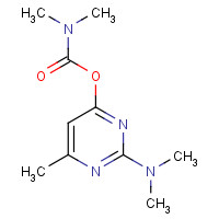 23103-97-1 [2-(dimethylamino)-6-methylpyrimidin-4-yl] N,N-dimethylcarbamate chemical structure
