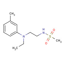 37717-68-3 N-[2-(N-ethyl-3-methylanilino)ethyl]methanesulfonamide chemical structure