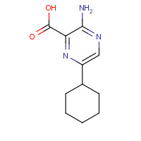 5013-39-8 3-amino-6-cyclohexylpyrazine-2-carboxylic acid chemical structure