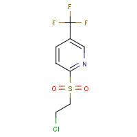 243643-97-2 2-(2-chloroethylsulfonyl)-5-(trifluoromethyl)pyridine chemical structure