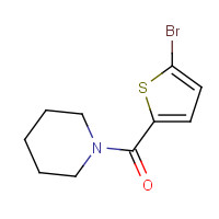 626242-11-3 (5-bromothiophen-2-yl)-piperidin-1-ylmethanone chemical structure