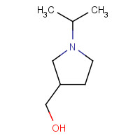 2148-53-0 (1-propan-2-ylpyrrolidin-3-yl)methanol chemical structure