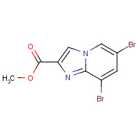 1284249-67-7 methyl 6,8-dibromoimidazo[1,2-a]pyridine-2-carboxylate chemical structure
