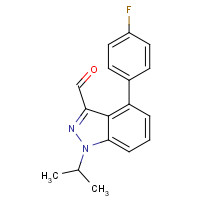1350760-44-9 4-(4-fluorophenyl)-1-propan-2-ylindazole-3-carbaldehyde chemical structure