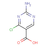 1240594-92-6 2-amino-4-chloropyrimidine-5-carboxylic acid chemical structure