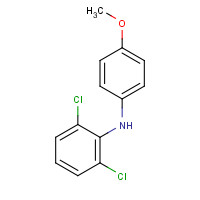30124-19-7 2,6-dichloro-N-(4-methoxyphenyl)aniline chemical structure
