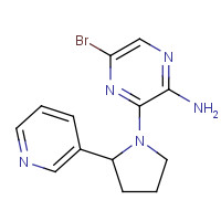 893612-17-4 5-bromo-3-(2-pyridin-3-ylpyrrolidin-1-yl)pyrazin-2-amine chemical structure