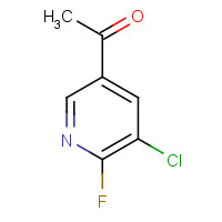 1256811-95-6 1-(5-chloro-6-fluoropyridin-3-yl)ethanone chemical structure