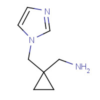 877204-21-2 [1-(imidazol-1-ylmethyl)cyclopropyl]methanamine chemical structure