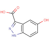 885518-94-5 5-hydroxy-1H-indazole-3-carboxylic acid chemical structure