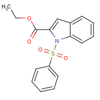 40899-92-1 ethyl 1-(benzenesulfonyl)indole-2-carboxylate chemical structure