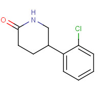 87922-77-8 5-(2-chlorophenyl)piperidin-2-one chemical structure