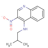 99009-85-5 N-(2-methylpropyl)-3-nitroquinolin-4-amine chemical structure