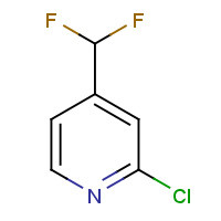 1204296-03-6 2-chloro-4-(difluoromethyl)pyridine chemical structure