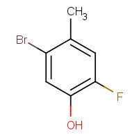 1111096-04-8 5-bromo-2-fluoro-4-methylphenol chemical structure