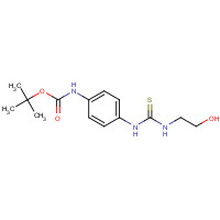 955362-52-4 tert-butyl N-[4-(2-hydroxyethylcarbamothioylamino)phenyl]carbamate chemical structure
