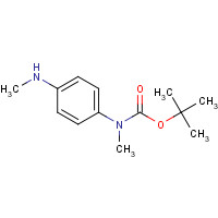 1384130-25-9 tert-butyl N-methyl-N-[4-(methylamino)phenyl]carbamate chemical structure