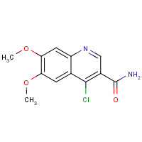 476193-83-6 4-chloro-6,7-dimethoxyquinoline-3-carboxamide chemical structure