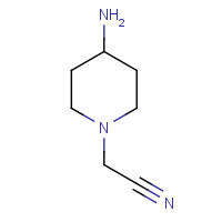 1154259-79-6 2-(4-aminopiperidin-1-yl)acetonitrile chemical structure