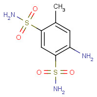 1020-33-3 4-amino-6-methylbenzene-1,3-disulfonamide chemical structure