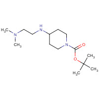 887588-43-4 tert-butyl 4-[2-(dimethylamino)ethylamino]piperidine-1-carboxylate chemical structure