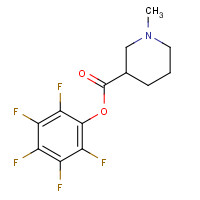 946409-23-0 (2,3,4,5,6-pentafluorophenyl) 1-methylpiperidine-3-carboxylate chemical structure
