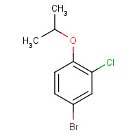 201849-21-0 4-bromo-2-chloro-1-propan-2-yloxybenzene chemical structure