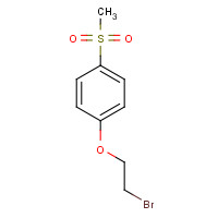 130840-21-0 1-(2-bromoethoxy)-4-methylsulfonylbenzene chemical structure
