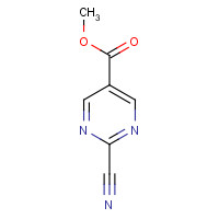 933989-25-4 methyl 2-cyanopyrimidine-5-carboxylate chemical structure