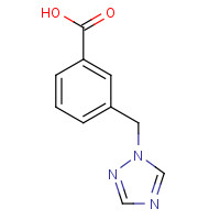 857284-23-2 3-(1,2,4-triazol-1-ylmethyl)benzoic acid chemical structure
