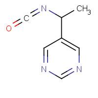 179322-40-8 5-(1-isocyanatoethyl)pyrimidine chemical structure