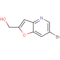 1131335-66-4 (6-bromofuro[3,2-b]pyridin-2-yl)methanol chemical structure